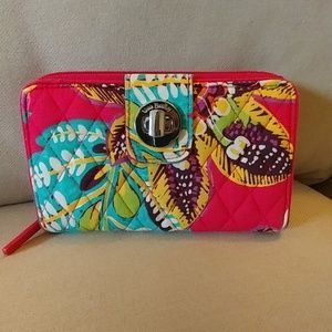Vera Bradley turnlock wallet